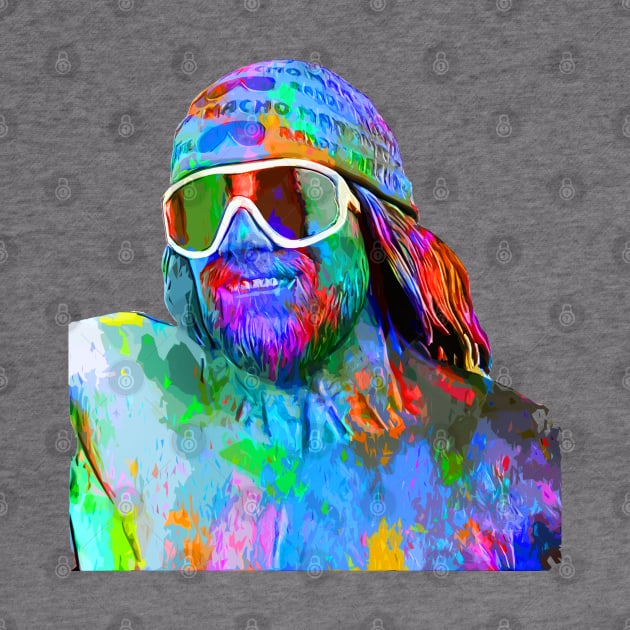 Randy savage//Rainbow Color by erd's